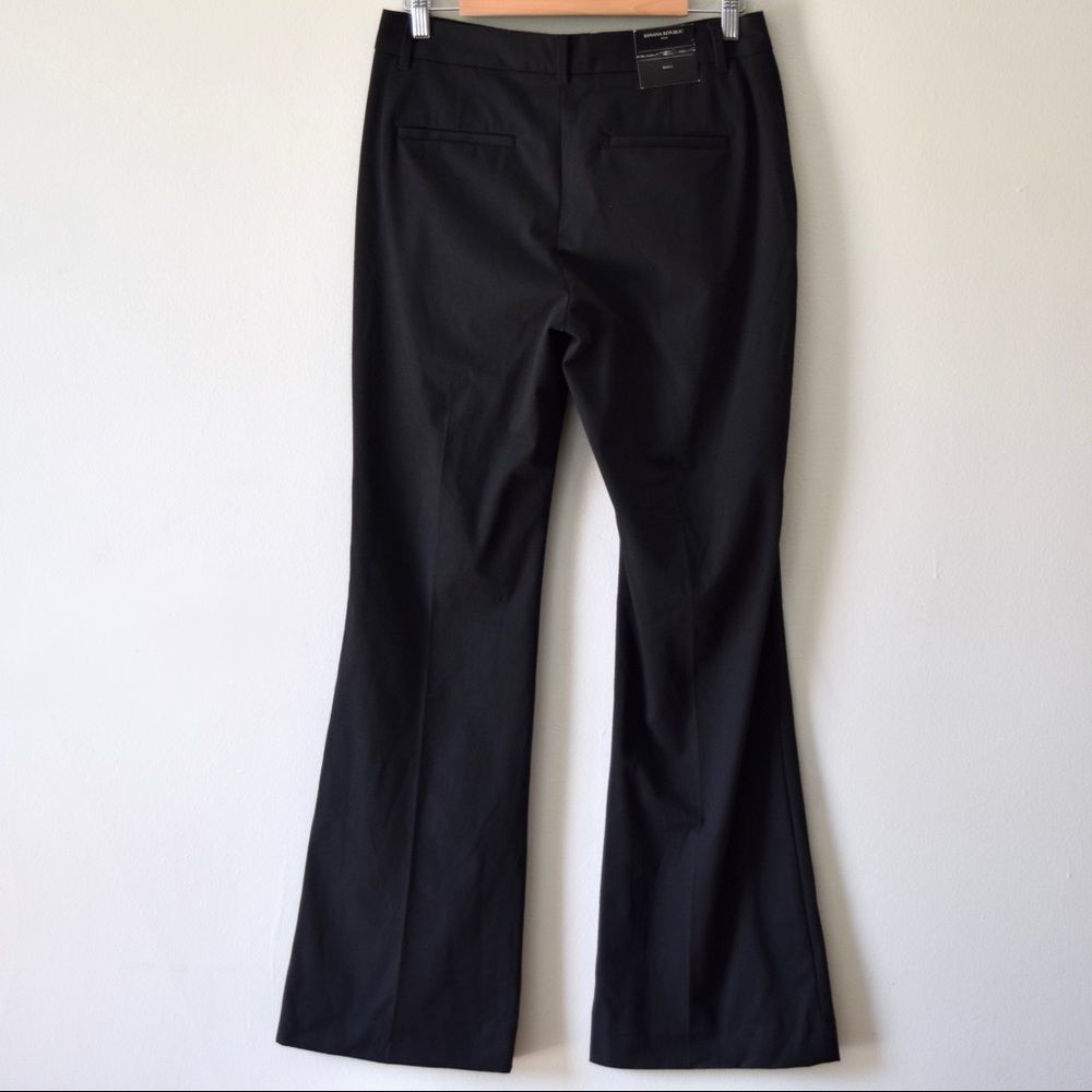 BANANA REPUBLIC Factory High-Rise Bootcut Pant, Black, Size 10 NWT Retail $80 - Picture 7 of 15